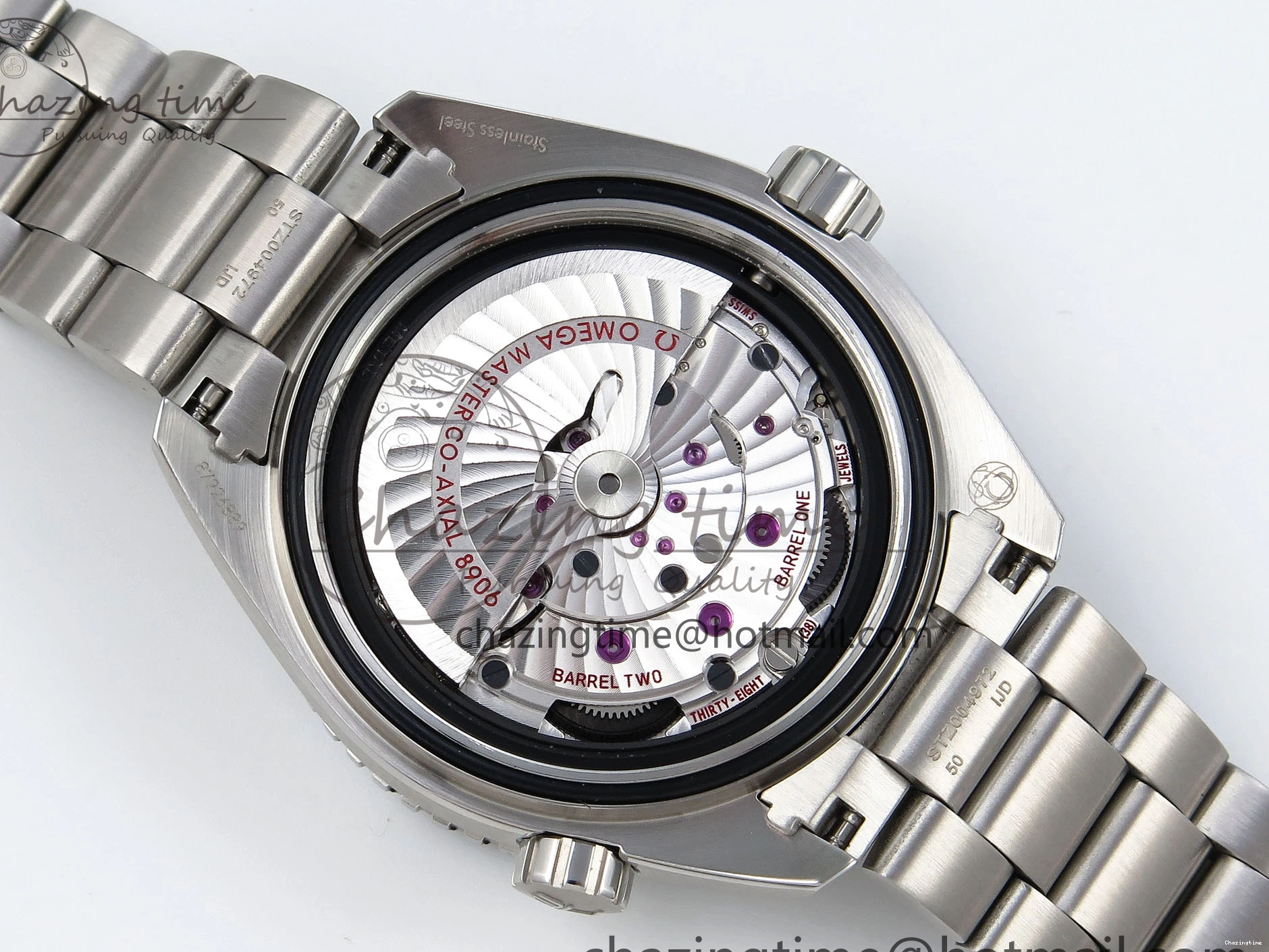 0105 Planet Ocean 600M ‘Tai Chi’ GMT 43.5mm VSF 1:1 Best Edition Black White Ceramic Bezel and Dial on SS Bracelet A8906 Super Clone Durable 7732